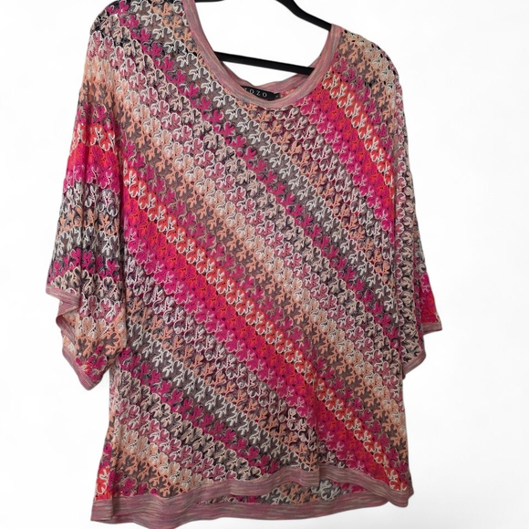 Boho stylr colorful Patterned Women's Blouse - Picture 1 of 3